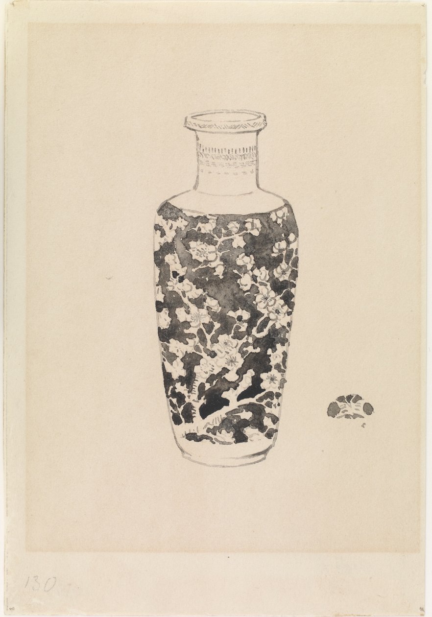 Vase cylindrique à col épais - James Abbott McNeill Whistler