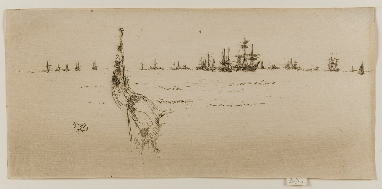 Abaisser le Drapeau - James Abbott McNeill Whistler