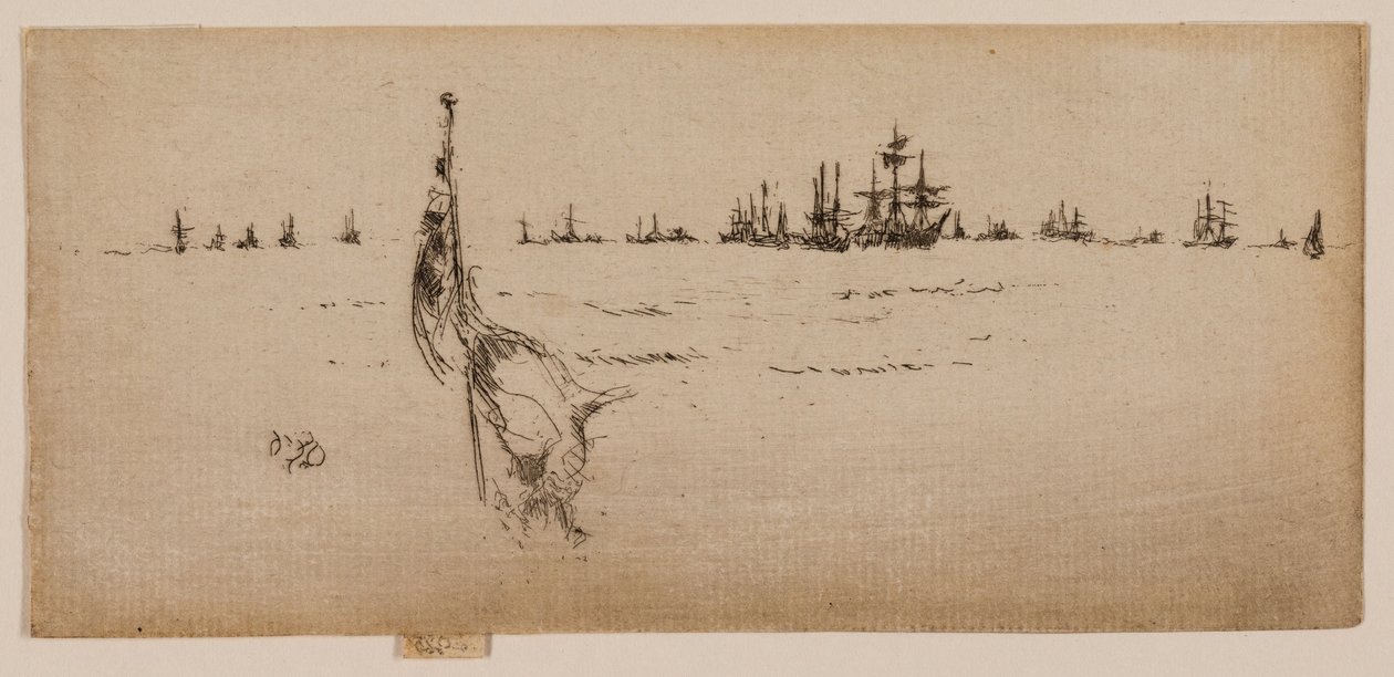 Trempage du drapeau - James McNeill Whistler