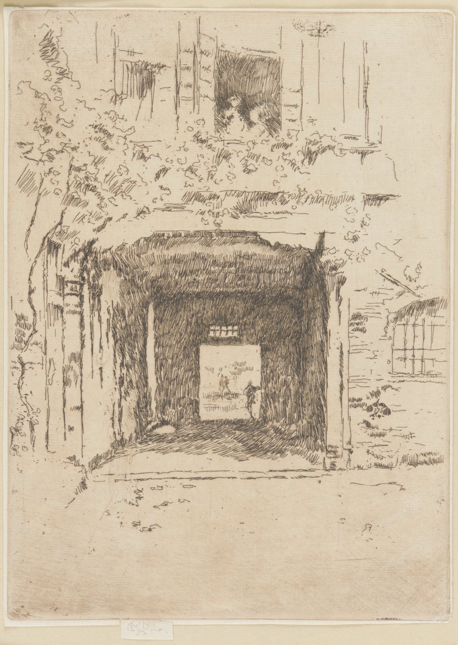 Porte et vigne - James Abbott McNeill Whistler