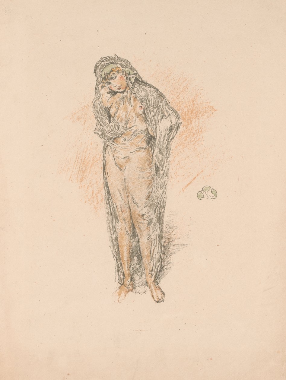 Figure drapée, debout - James Abbott McNeill Whistler