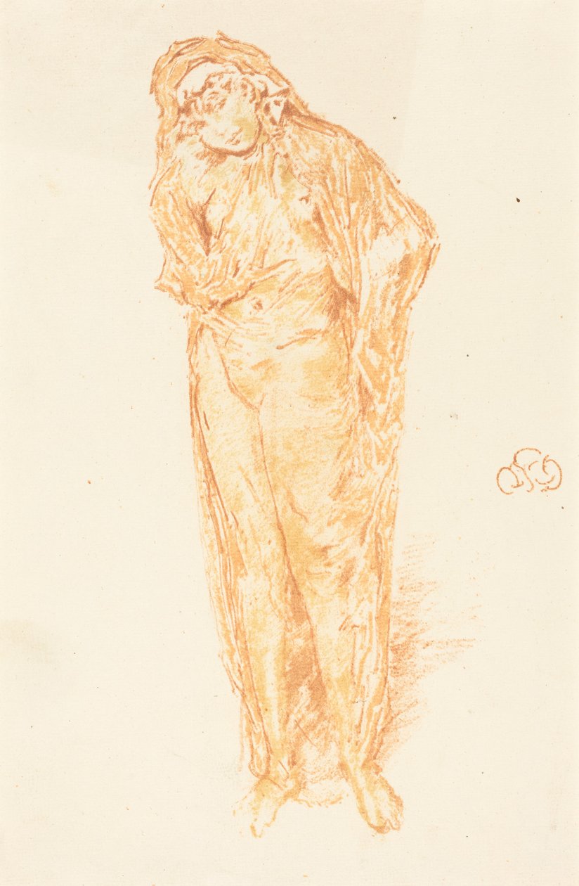 Verhüllte Figur, stehend - James McNeill Whistler