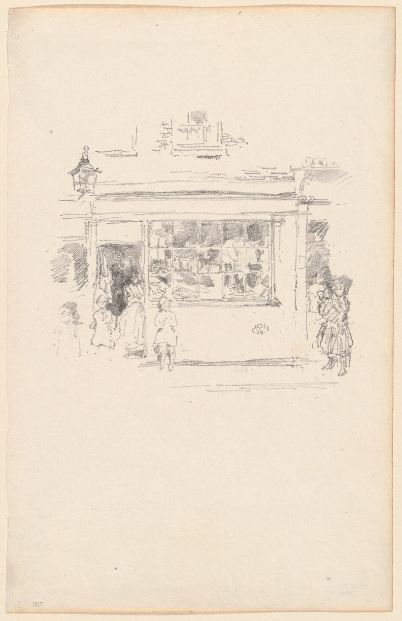 Les Chiffons de Drury Lane - James Abbott McNeill Whistler