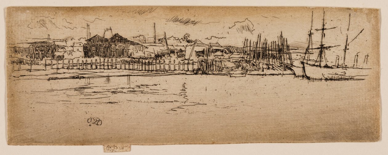Chantiers navals, Southampton - James Abbott McNeill Whistler
