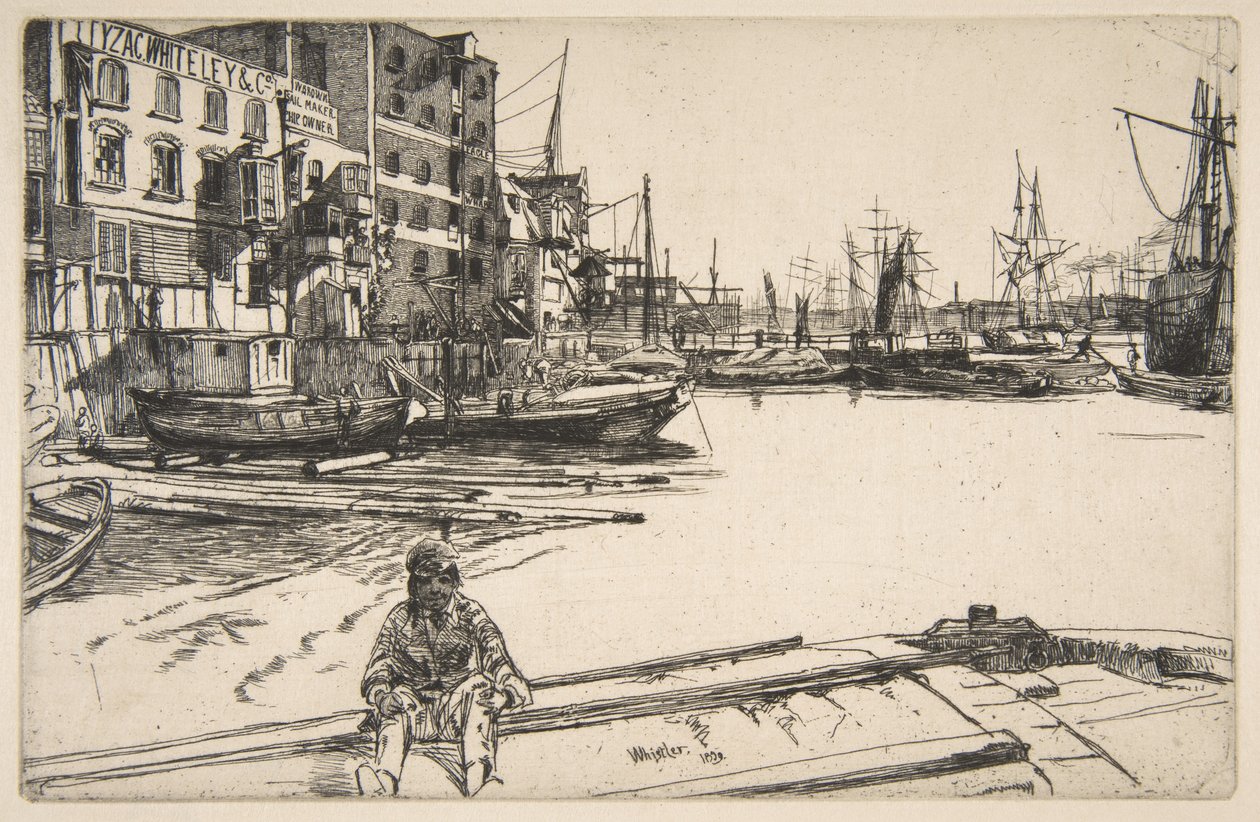 Quai de l’Aigle - James McNeill Whistler