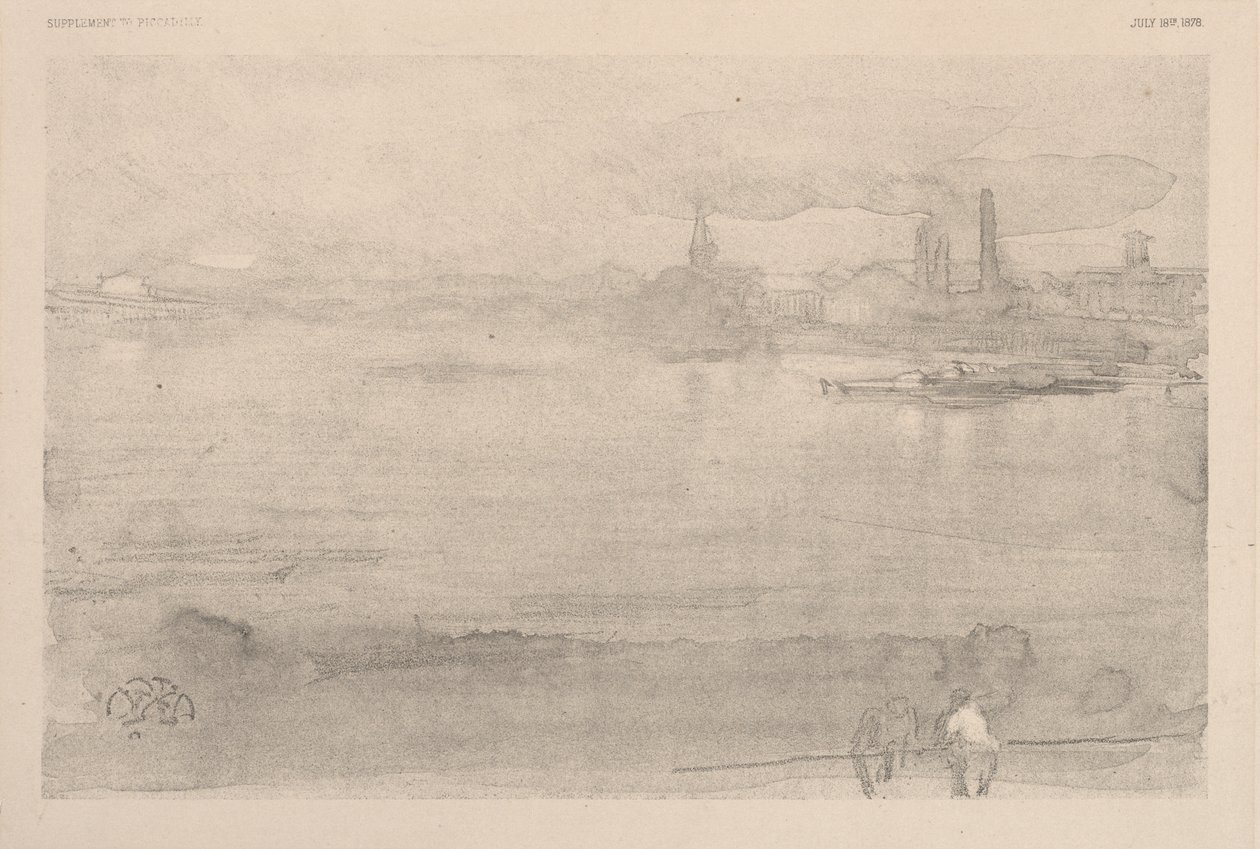 Tôt le matin : la Tamise à Battersea - James McNeill Whistler