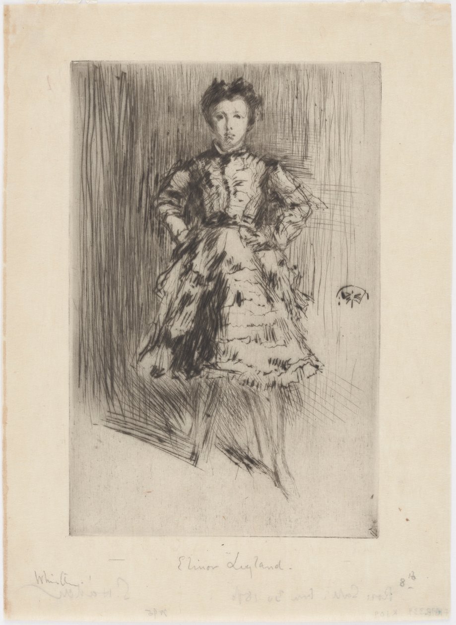 Elinor Leyland - James Abbott McNeill Whistler