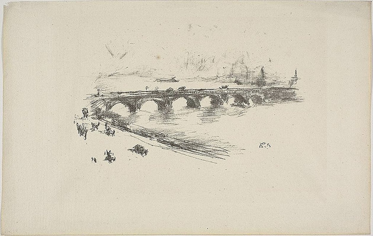 Soirée, Little Waterloo Bridge - James Abbott McNeill Whistler