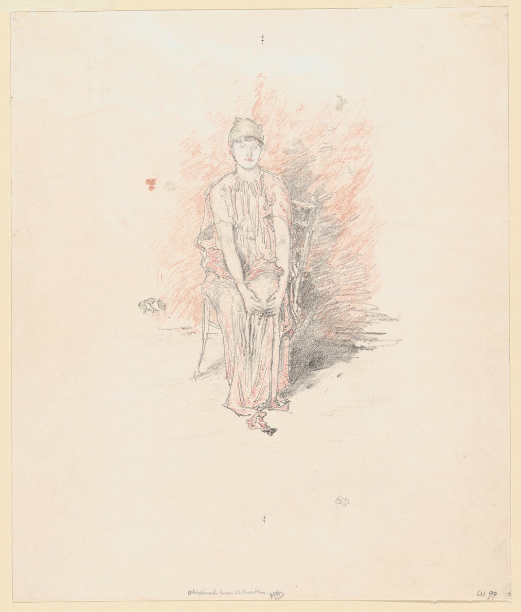 Étude de figure en couleurs - James Abbott McNeill Whistler