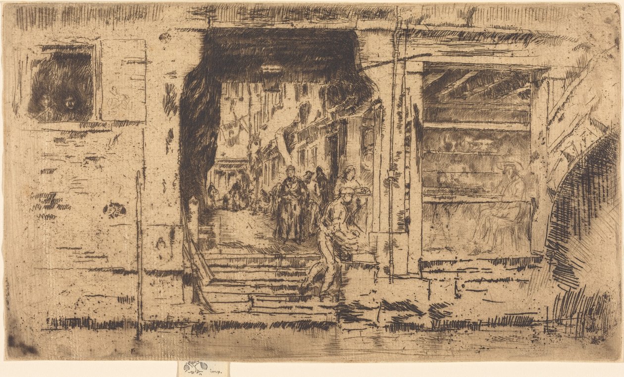 Poissonnerie, Venise - James McNeill Whistler