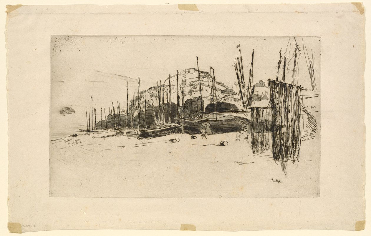 Bateaux de pêche, Hastings - James Abbott McNeill Whistler