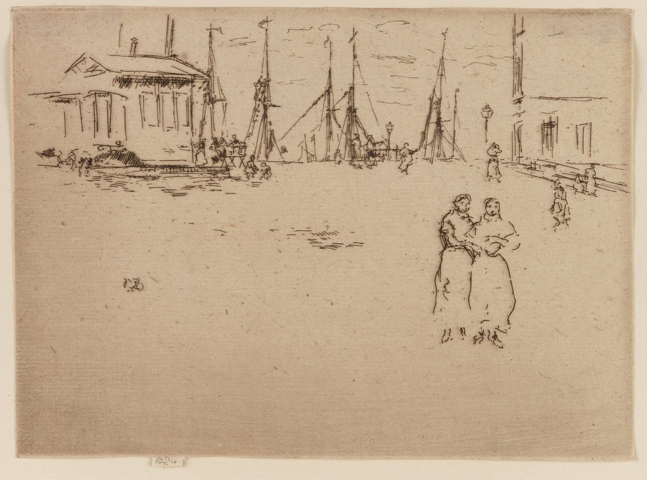 Quai de pêche, Ostende - James Abbott McNeill Whistler