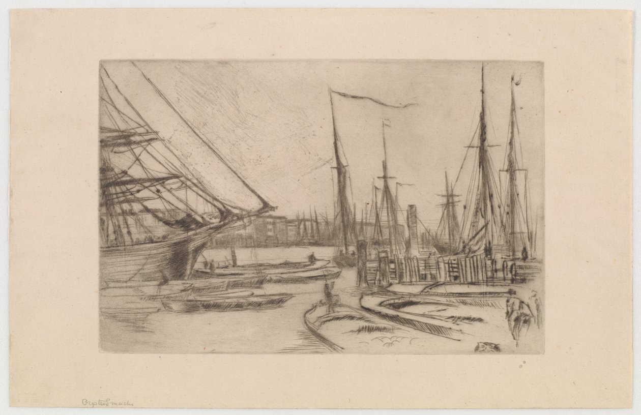 De Billingsgate - James Abbott McNeill Whistler