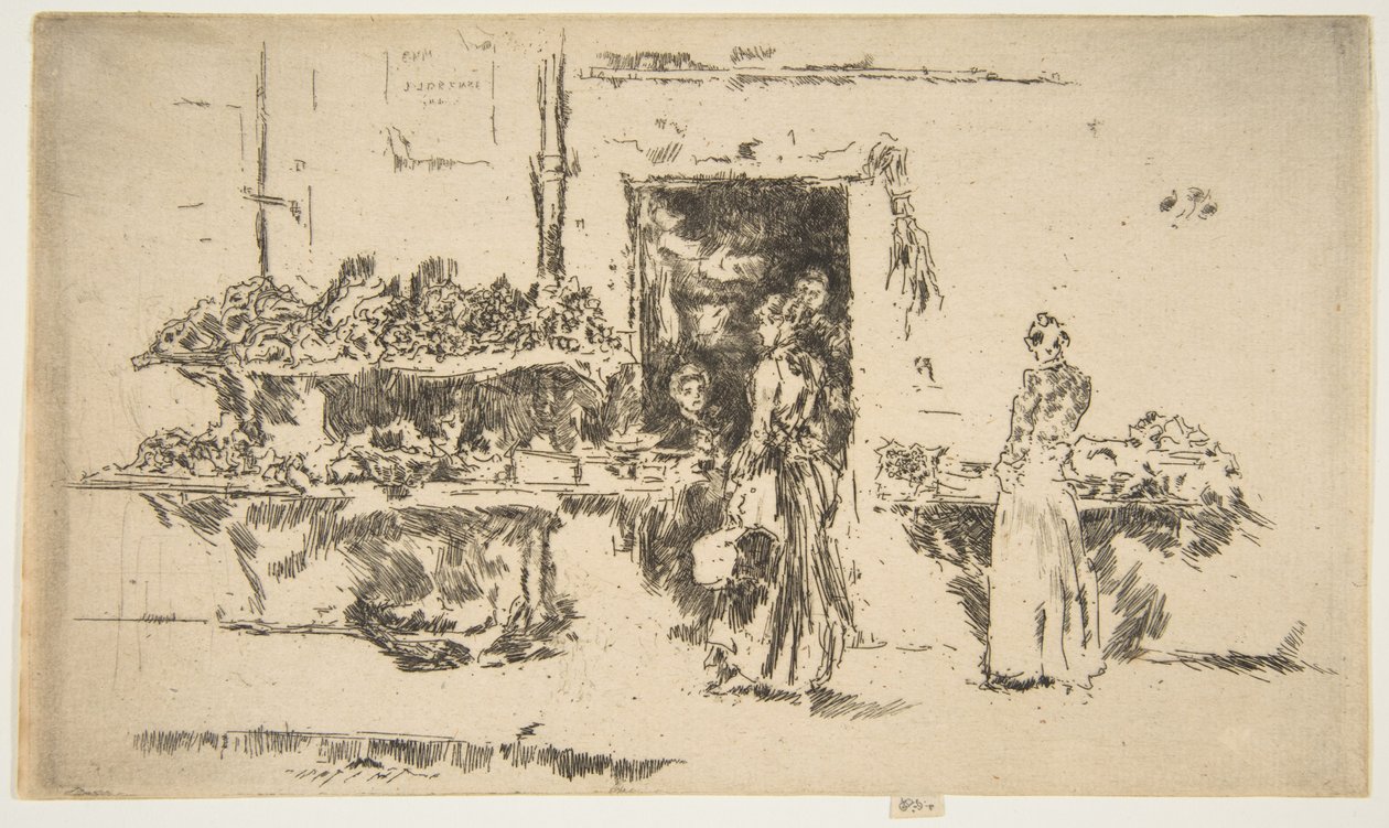 Magasin de fruits, Paris (marchand de fruits et légumes, Paris) - James McNeill Whistler