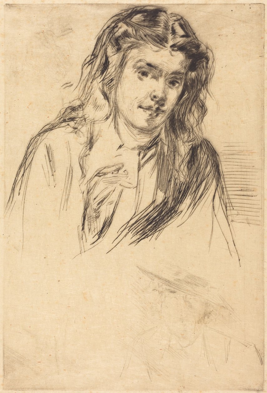 La tête penchée de Fumette - James McNeill Whistler