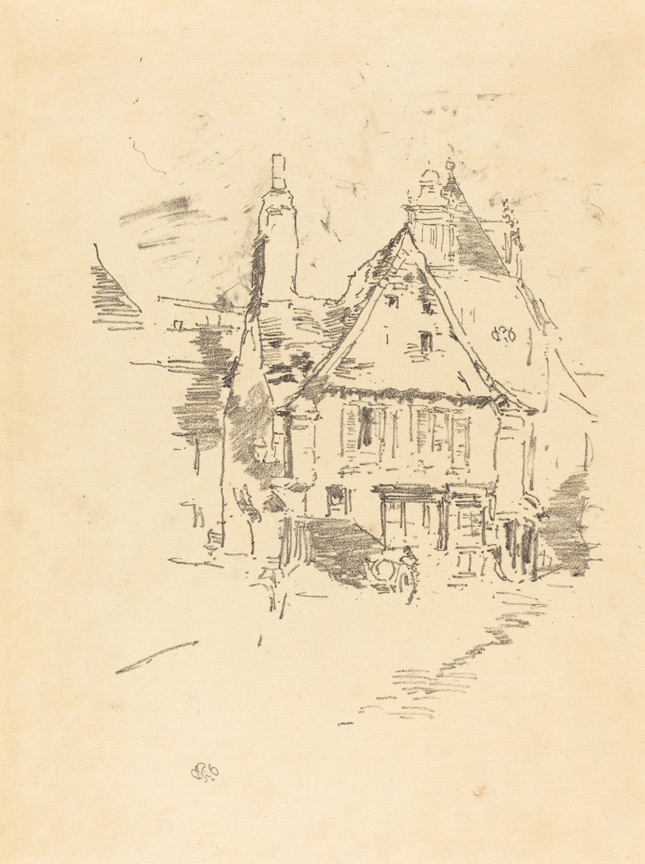 Toits à pignon - James Abbott McNeill Whistler
