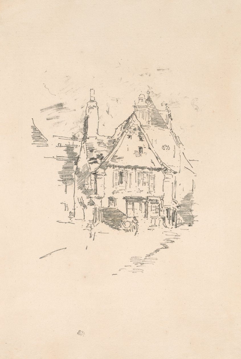 Toits à pignon - James Abbott McNeill Whistler