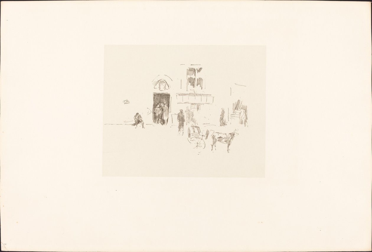 Porte de scène du Gaiety - James Abbott McNeill Whistler