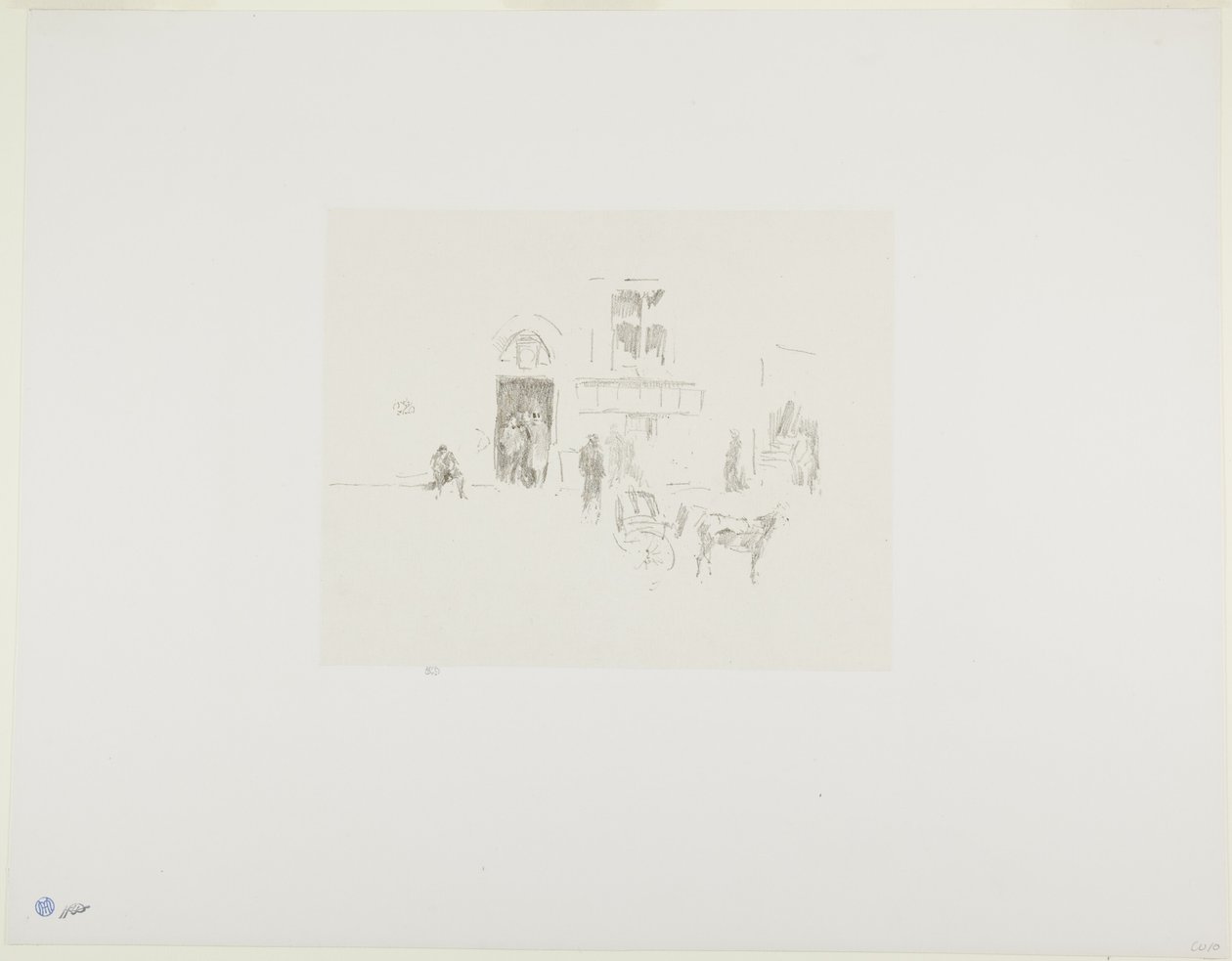 Porte de scène de la Gaieté - James Abbott McNeill Whistler