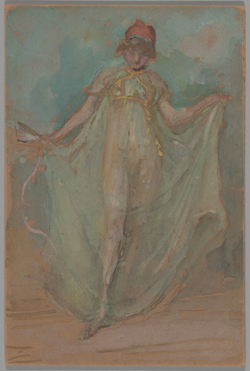 Vert et bleu : La danseuse - James McNeill Whistler