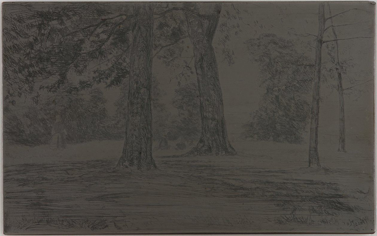 Parc de Greenwich - James Abbott McNeill Whistler
