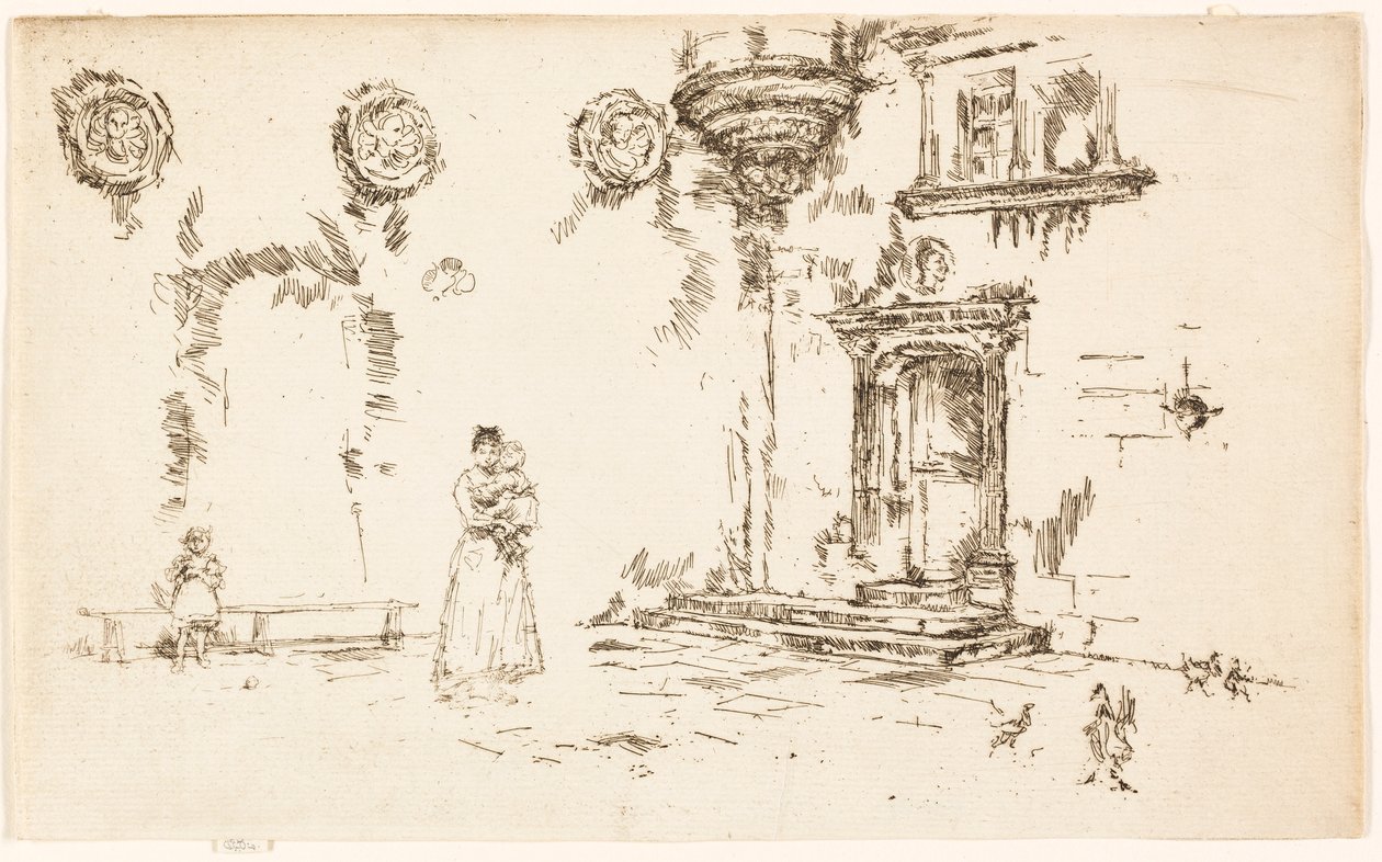 Hôtel Lallemont, Bourges - James McNeill Whistler