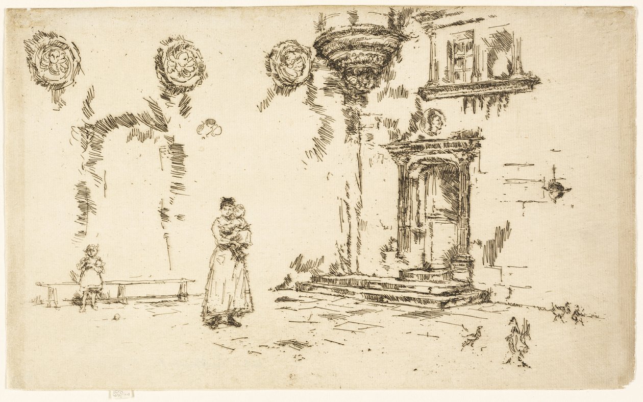 Hôtel Lallemont, Bourges - James Abbott McNeill Whistler