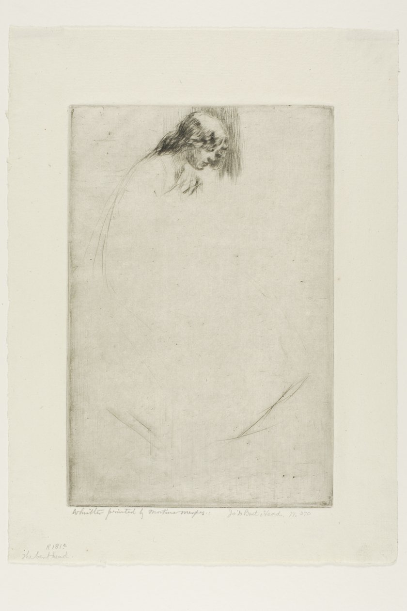 La tête penchée de Jo - James McNeill Whistler