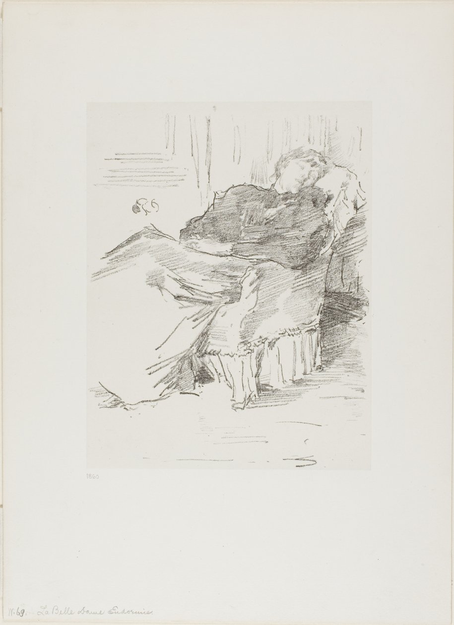 La Belle Dame endormie - James Abbott McNeill Whistler