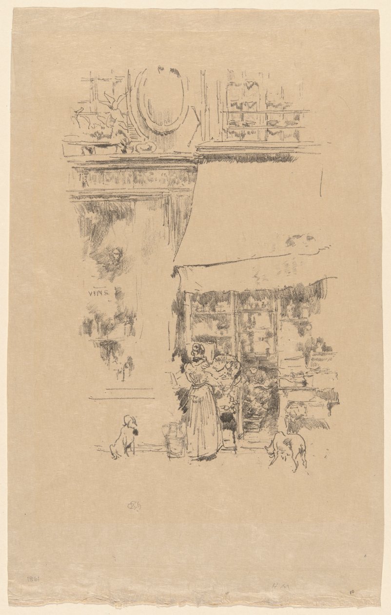 La Fruitière de la rue de Grenelle - James McNeill Whistler