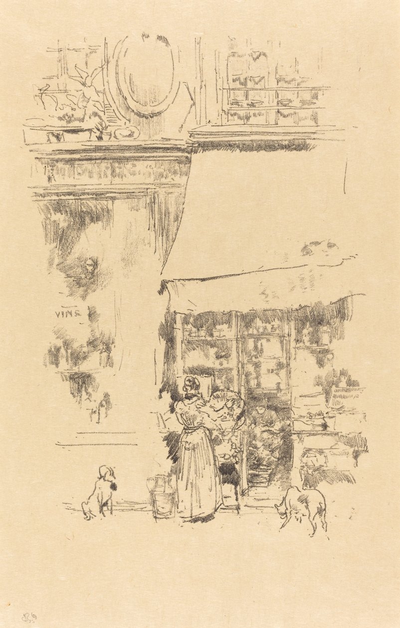 La fruitière de la rue de Grenelle - James Abbott McNeill Whistler