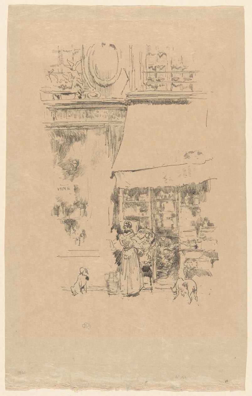 La Fruitière de la rue de Grenelle - James Abbott McNeill Whistler