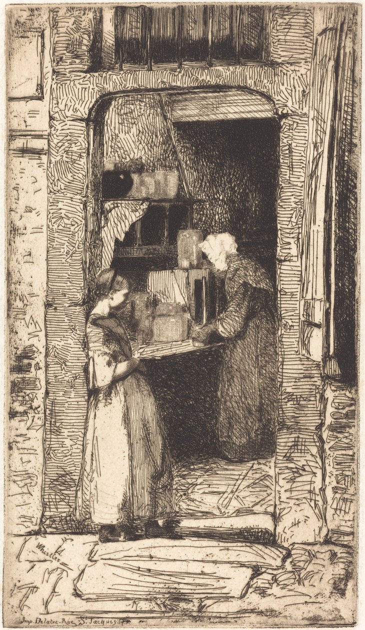 La marchande de moutarde - James Abbott McNeill Whistler