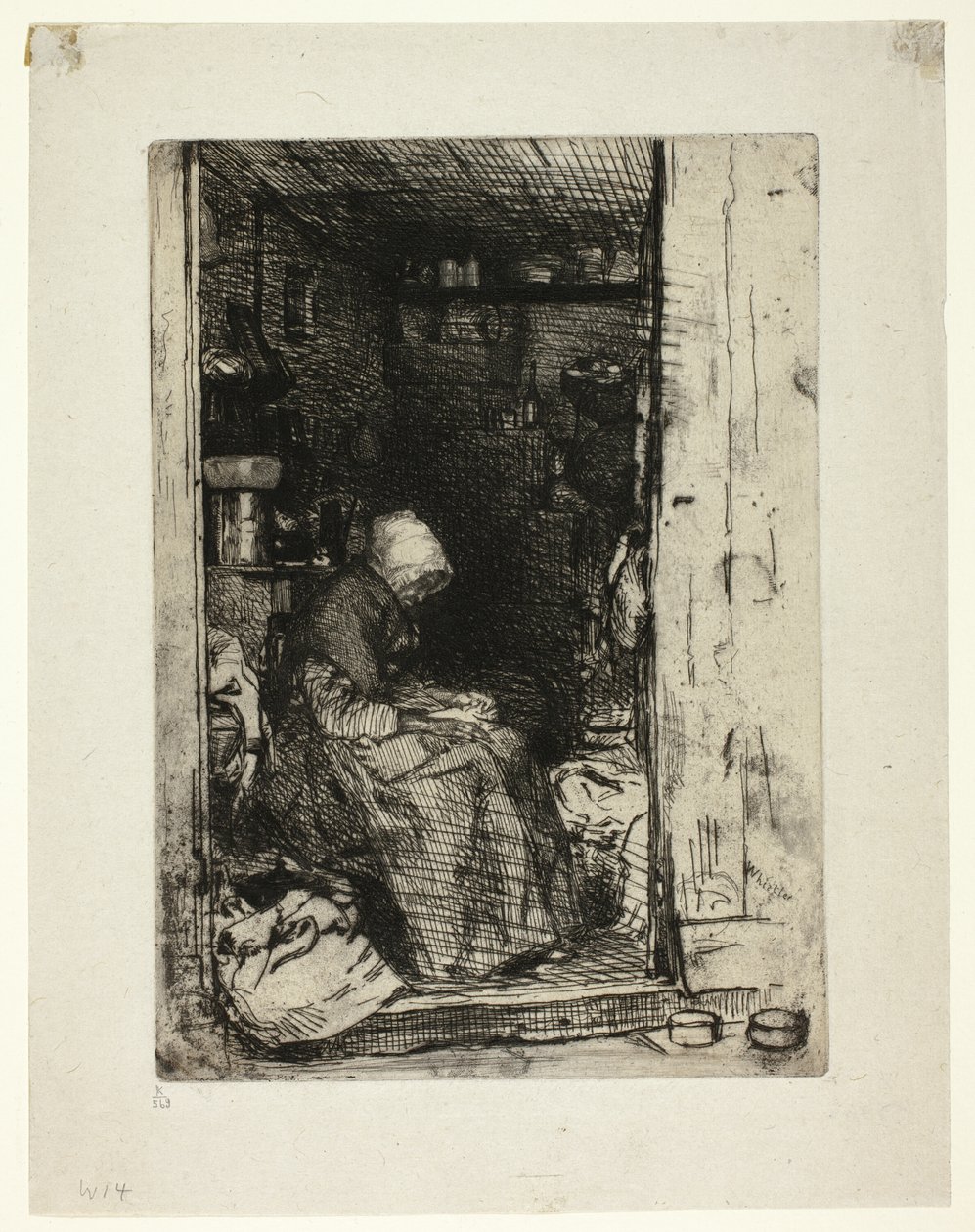 La Vieille aux Loques - James Abbott McNeill Whistler