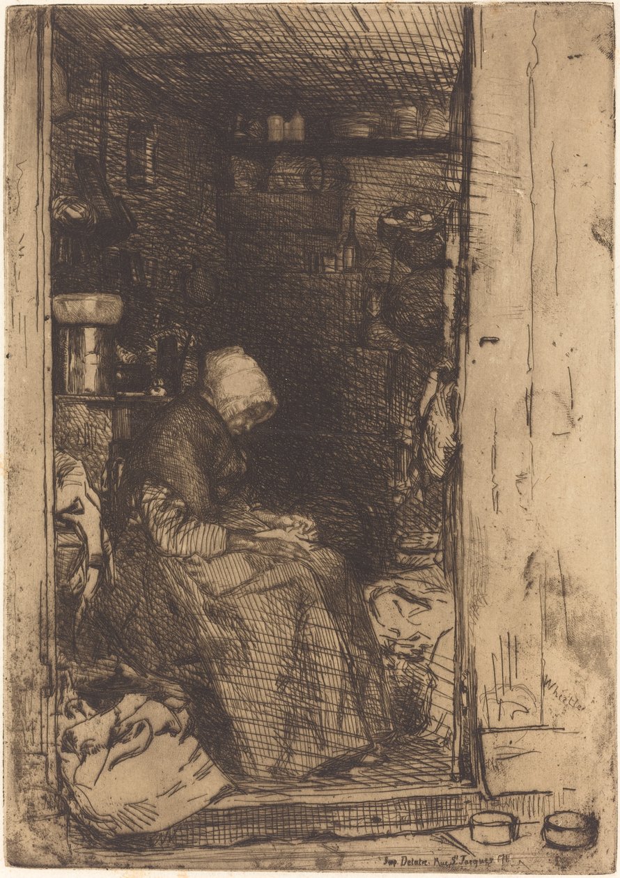 La Vieille aux loques - James Abbott McNeill Whistler