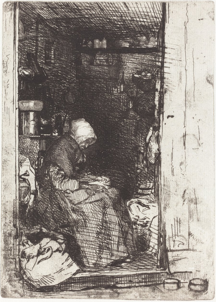La Vieille aux loques - James Abbott McNeill Whistler