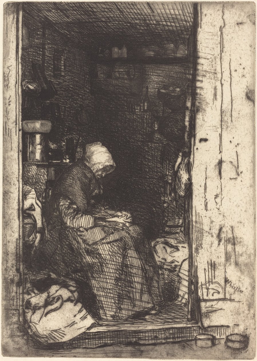 La Vieille aux Loques - James Abbott McNeill Whistler