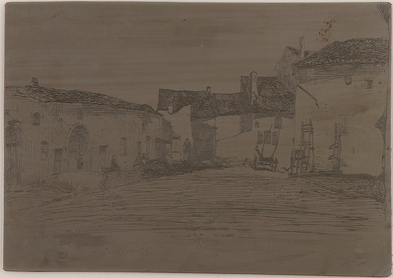 Liverdun. Une des <em>Douze gravures de la nature</em> - James Abbott McNeill Whistler