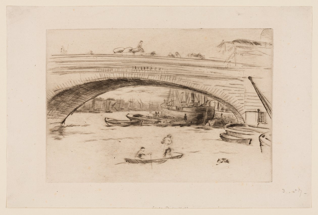 Pont de Londres - James Abbott McNeill Whistler