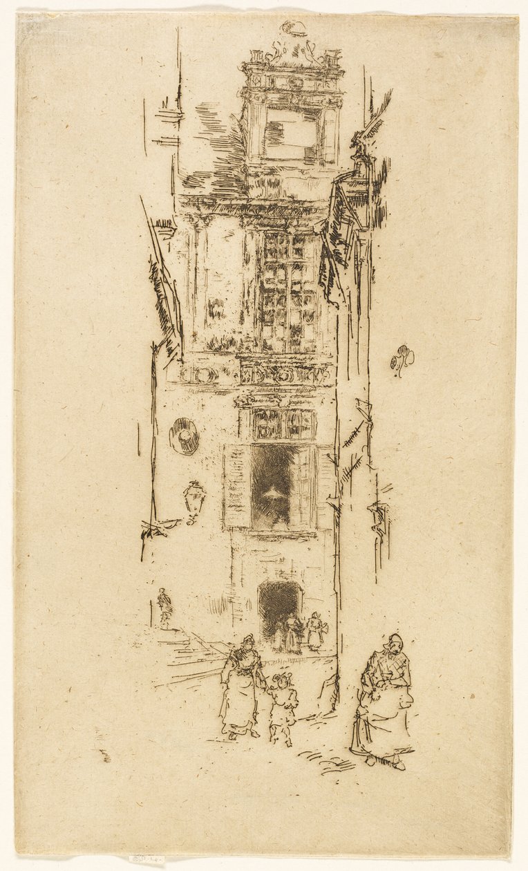 Mairie, Loches - James Abbott McNeill Whistler