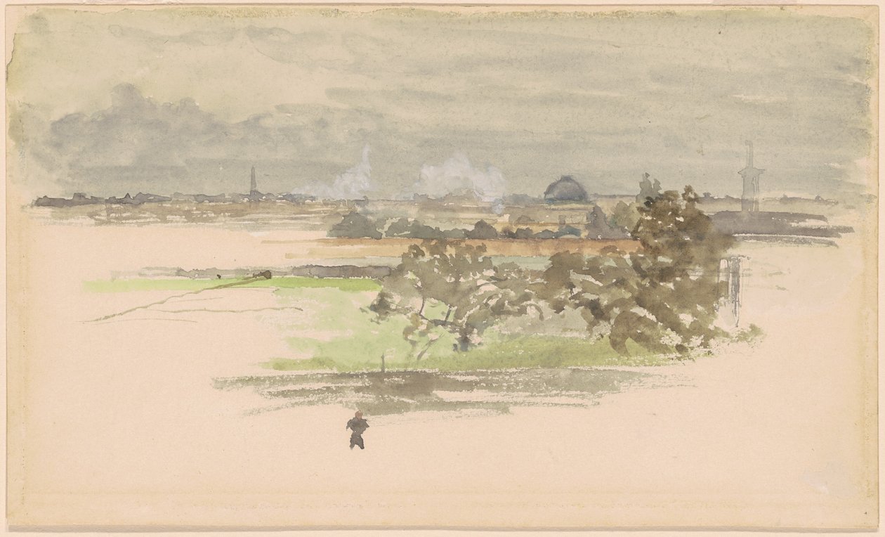 Marais en Zélande - James McNeill Whistler