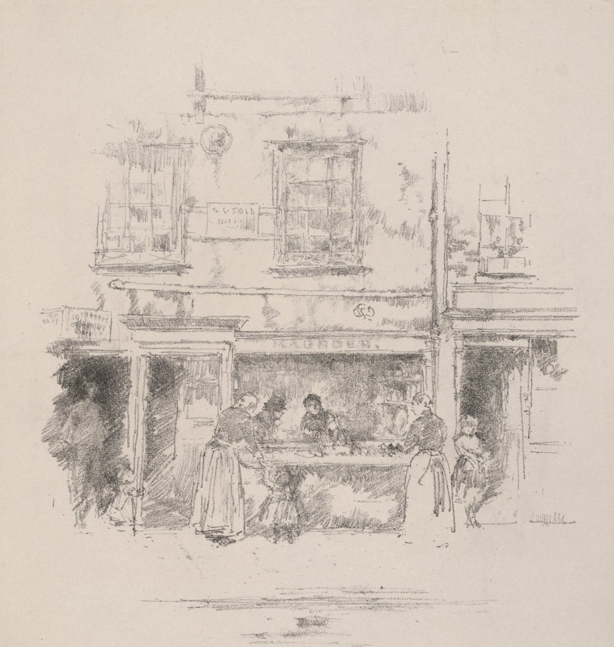 Poissonnerie Maunder, Chelsea - James McNeill Whistler