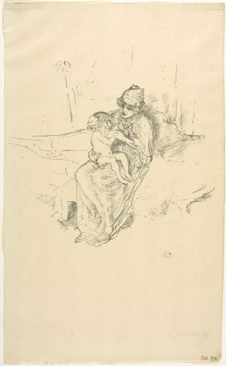 Mère et enfant n° 1 - James McNeill Whistler