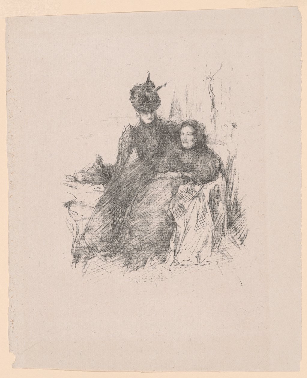 Mère et fille [La Mère Malade] - James McNeill Whistler