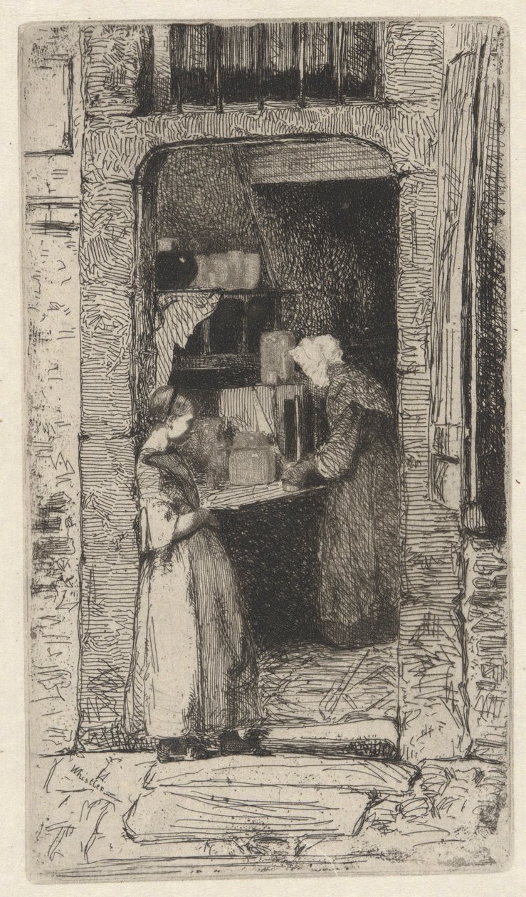 Femme à la moutarde, une des douze gravures d