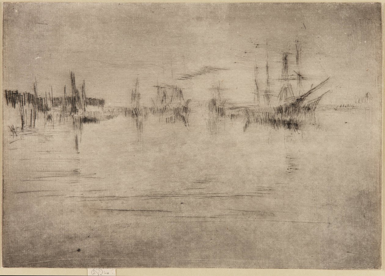 Nocturne Shipping - James Abbott McNeill Whistler