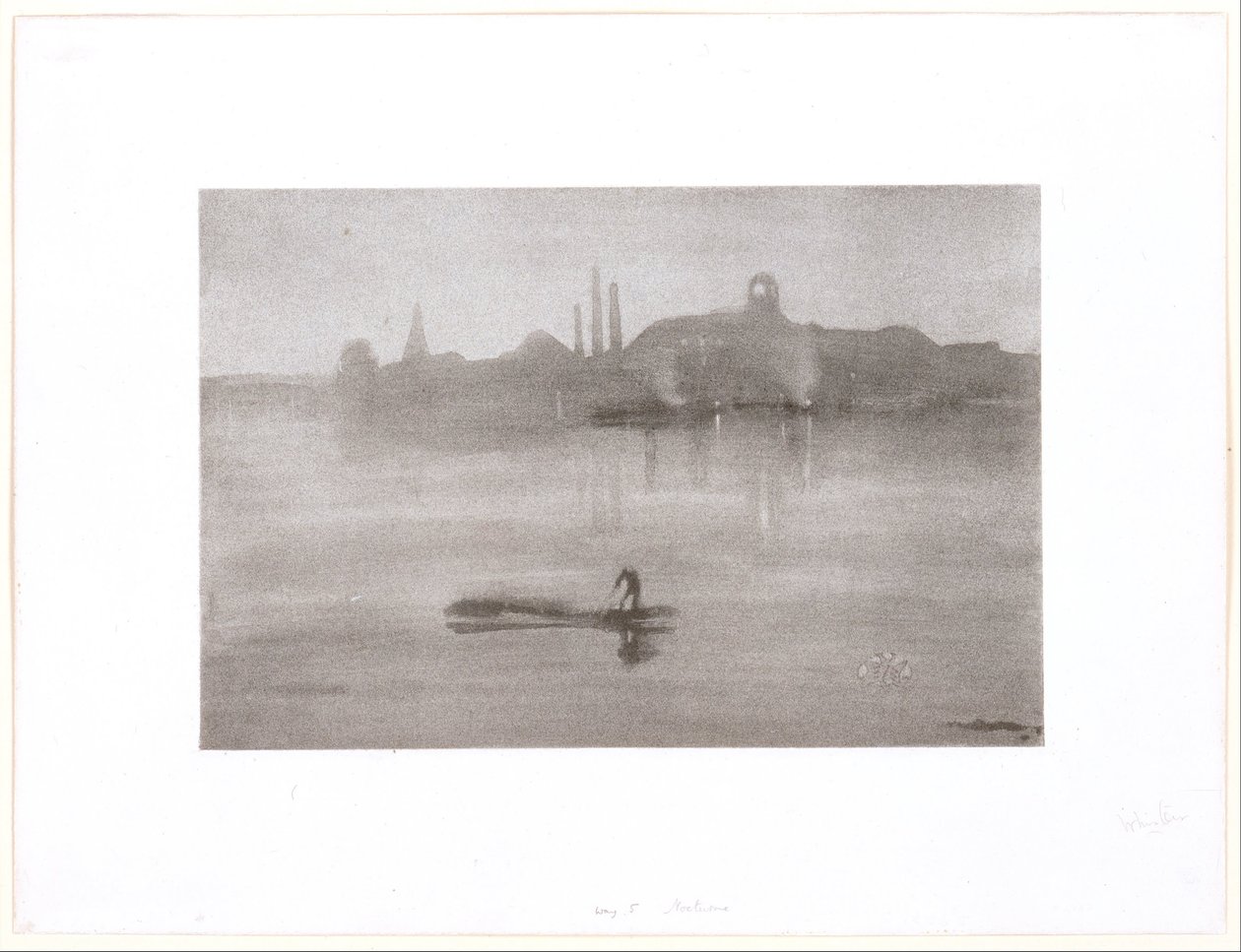 Nocturne : la rivière à Battersea - James McNeill Whistler
