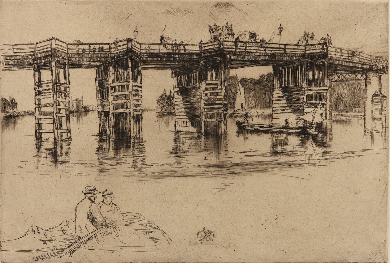 Vieux pont de Putney - James Abbott McNeill Whistler