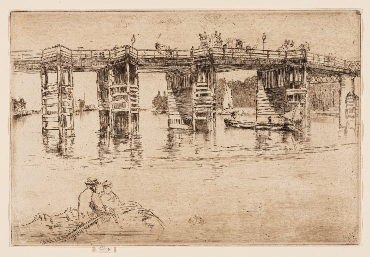 Vieux Pont de Putney - James Abbott McNeill Whistler