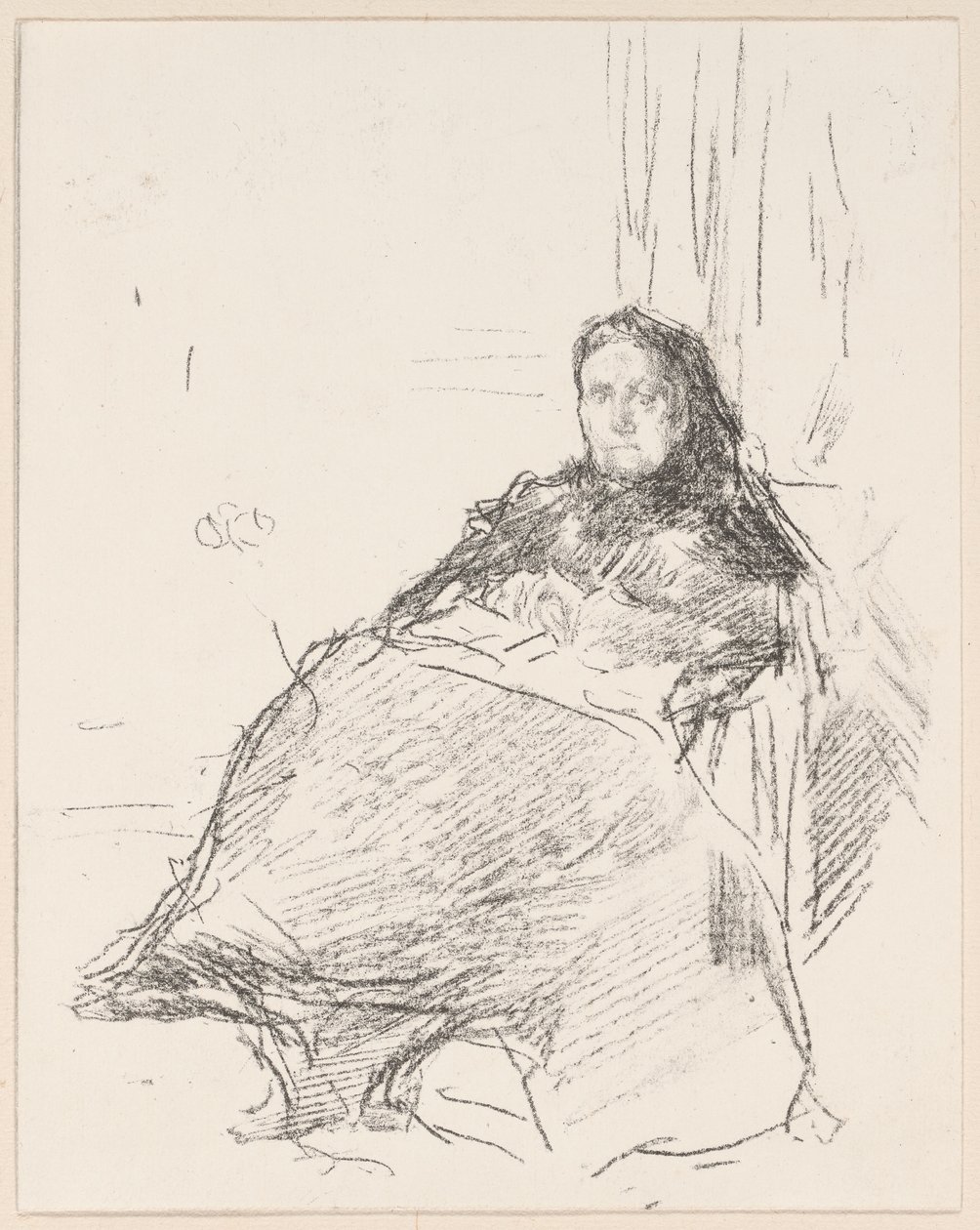 Étude de portrait : Mme Philip, No. 2 - James Abbott McNeill Whistler